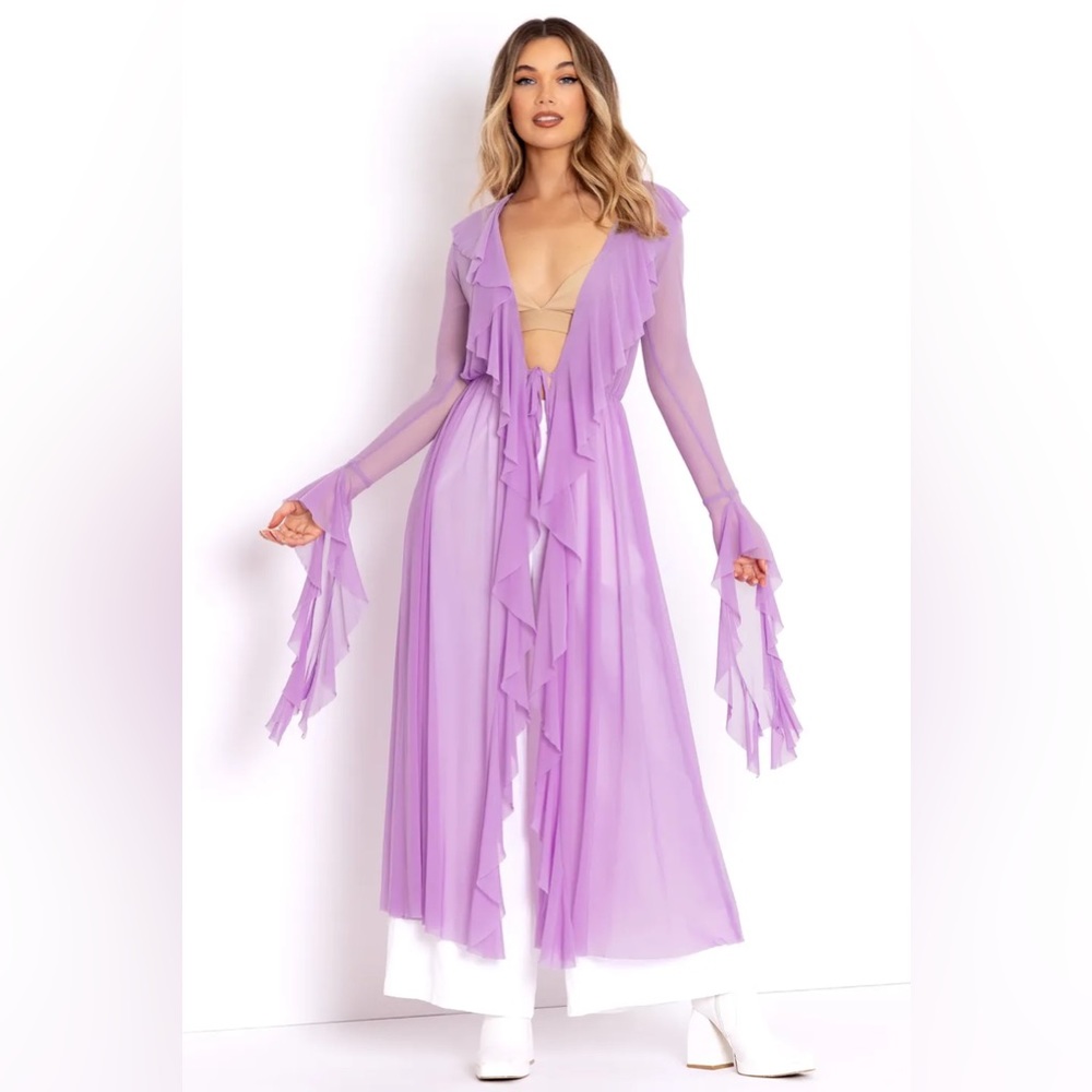BLACKMILK Ocean Flower Flouncy ROBE! - Picture 2 of 8